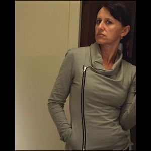 Synergy organic cotton olive green jacket